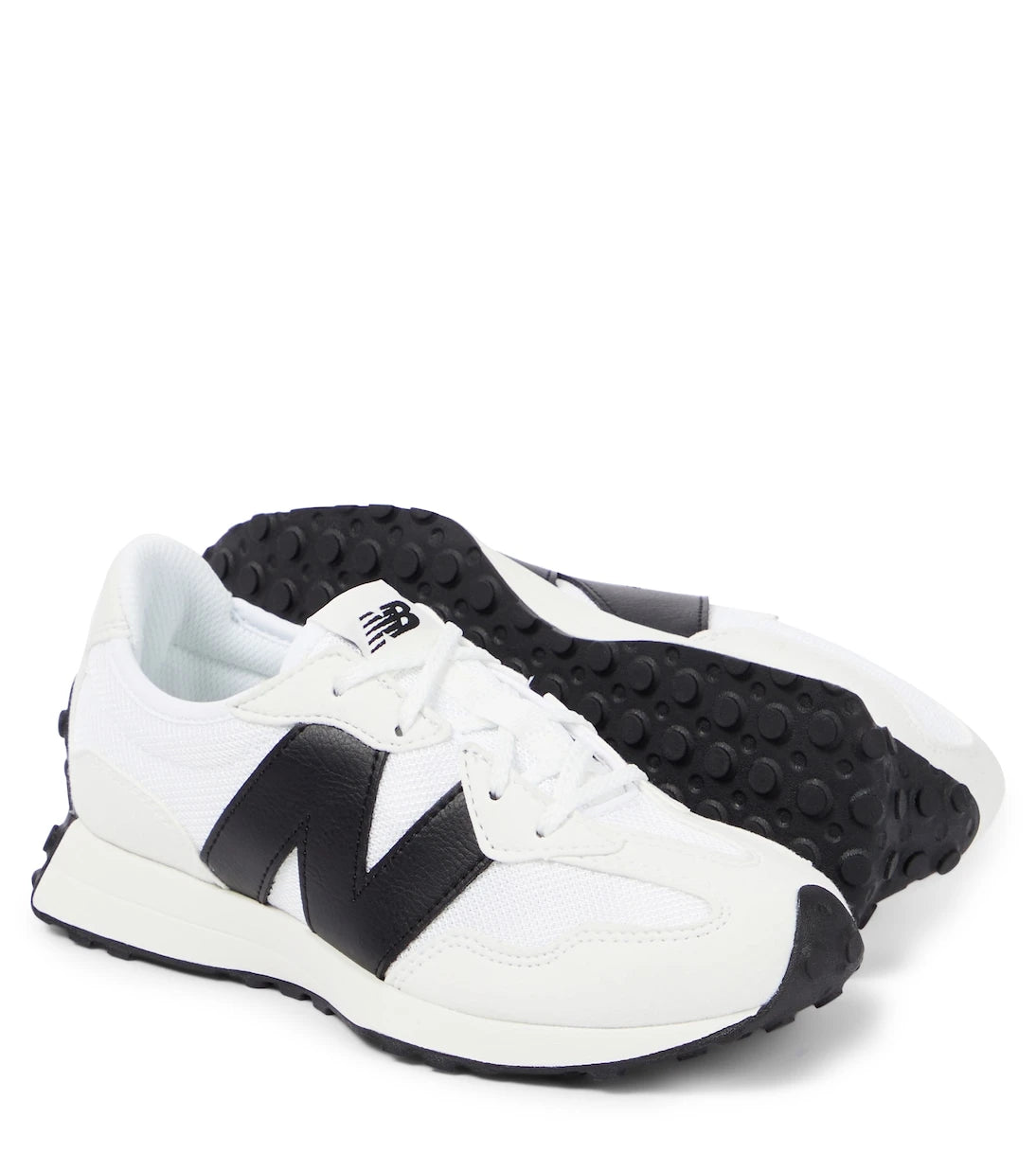 New Balance Kids - حذاء رياضي 327 للصغار مزين بالجلد المدبوغ