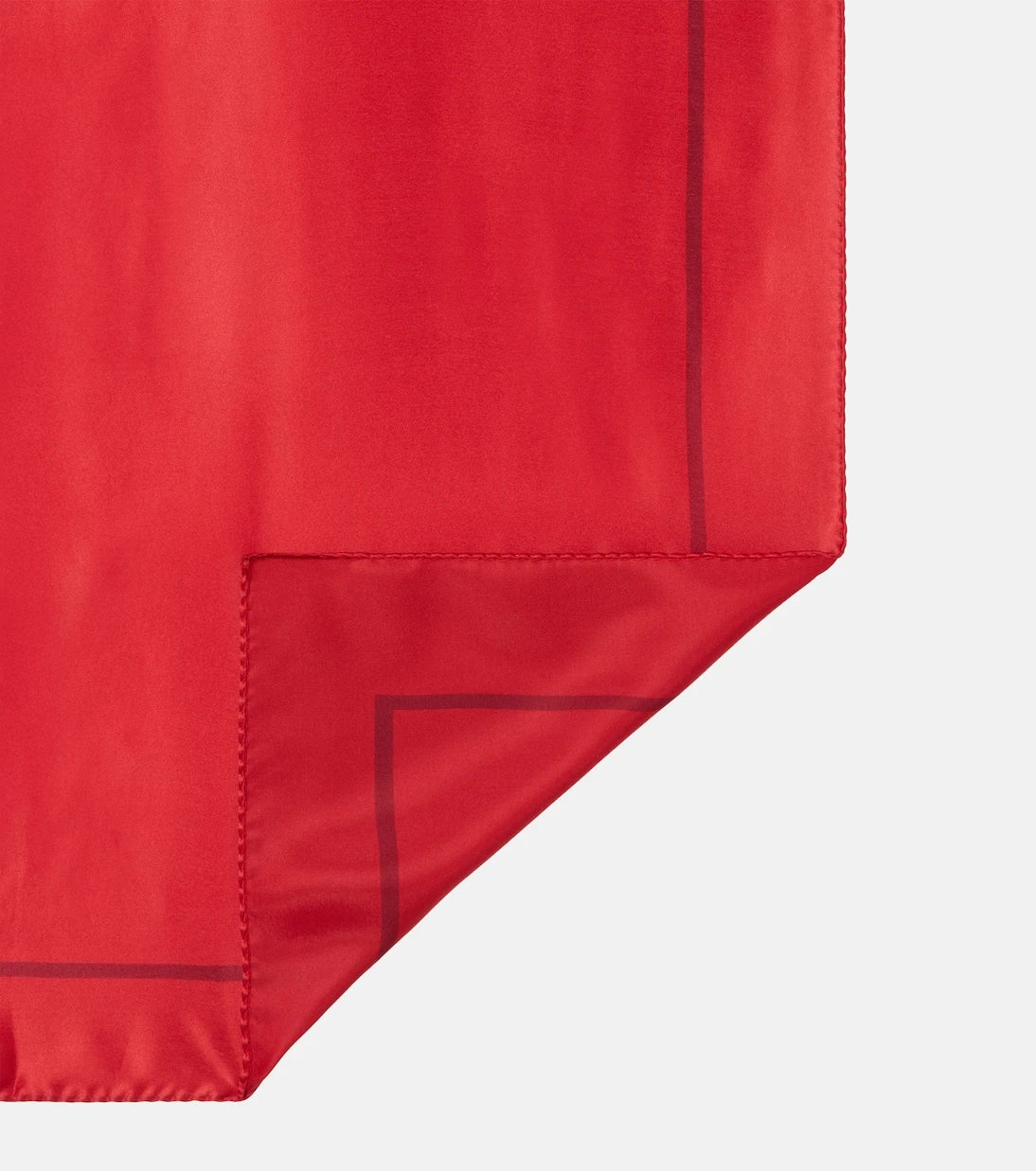 Saint Laurent - bufanda de seda charmeuse estampada de Cassandre