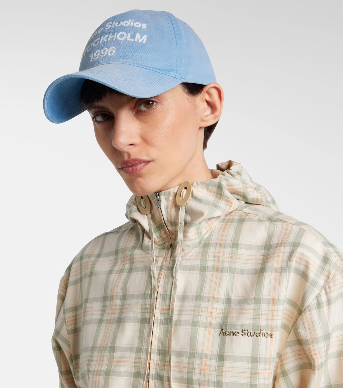 Acne Studios - Logo cotton twill baseball cap
