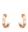 Rose Gold LOVE Hoop Earrings