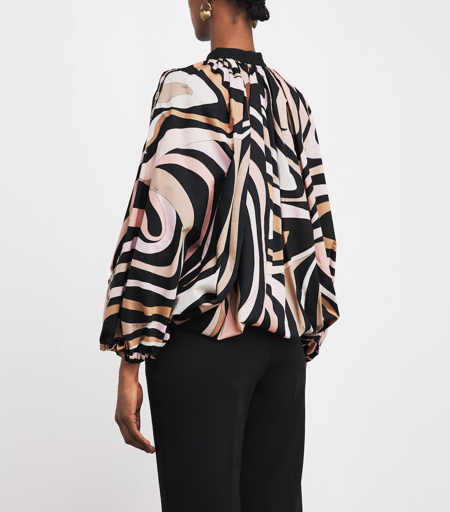 Multi Cotton Printed Blouse