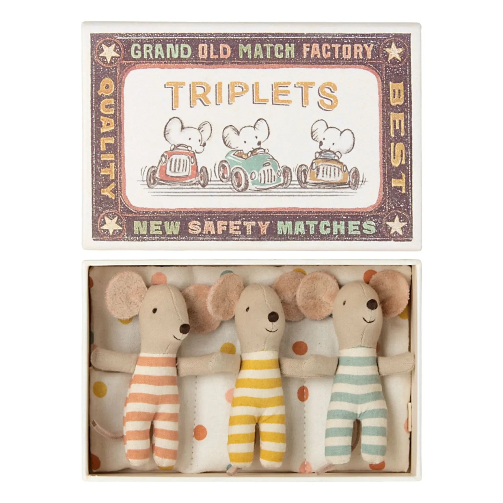 Maileg - Baby mice in matching box