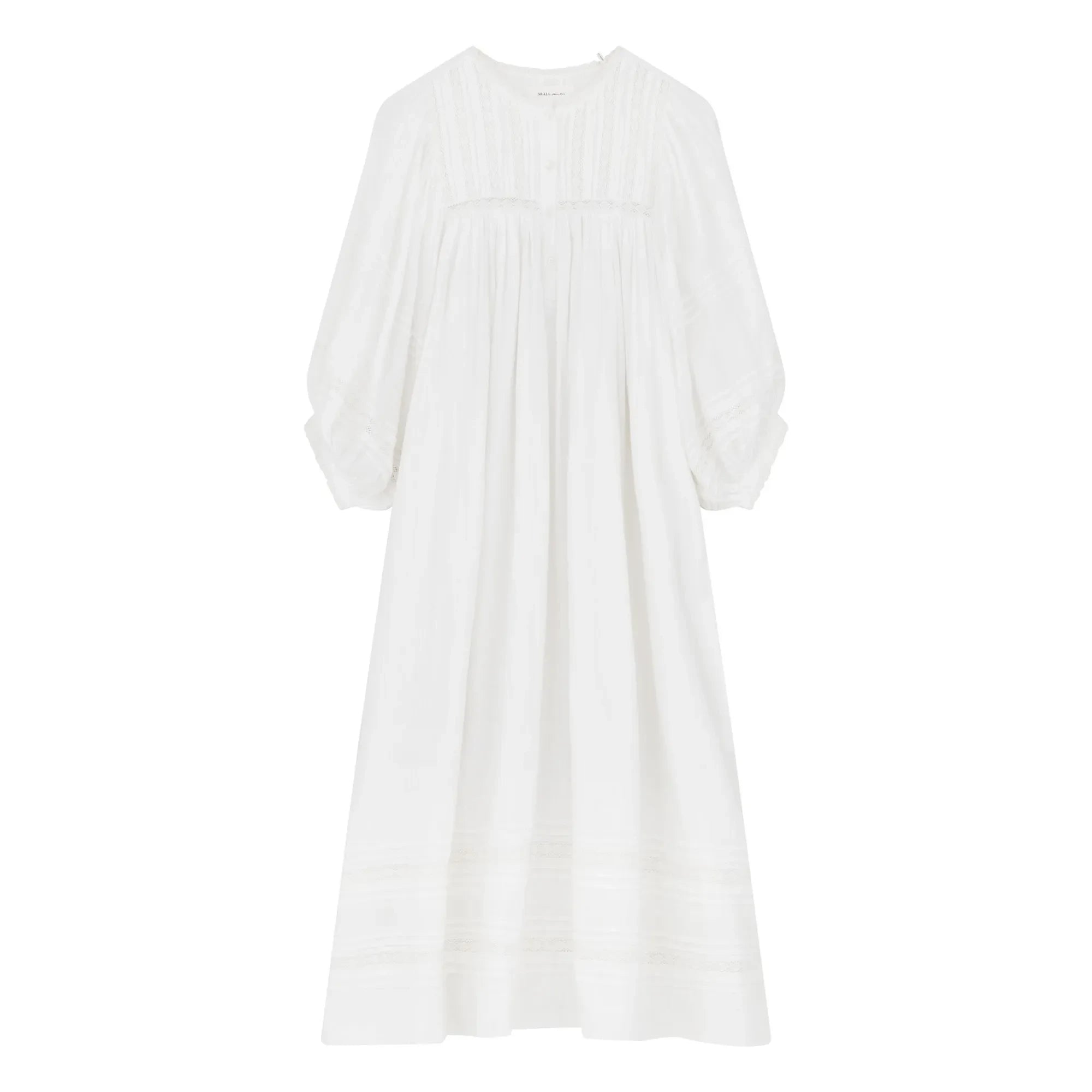 Skall Studio - Florentine Cotton Dress | White