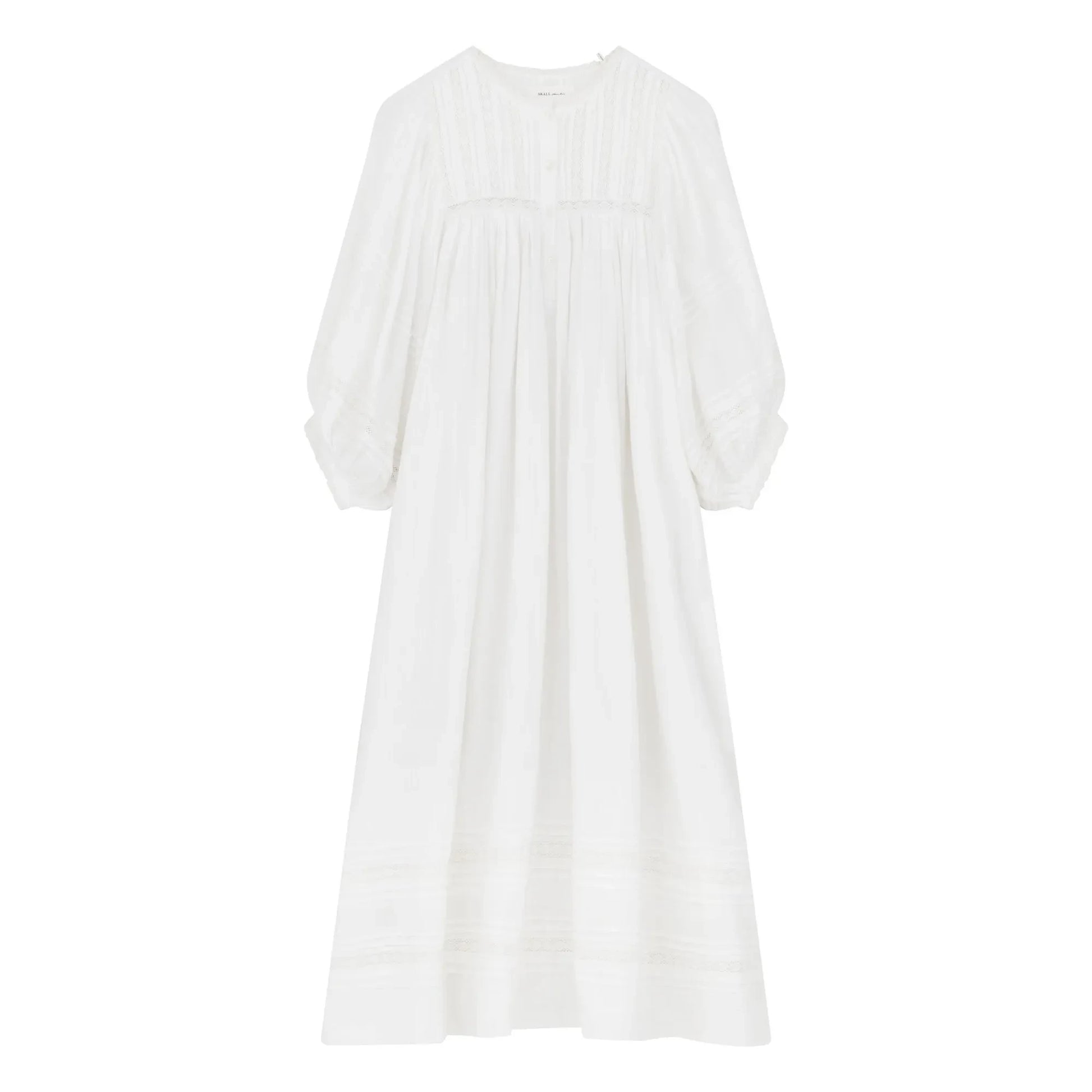 Skall Studio - Florentine Cotton Dress | White