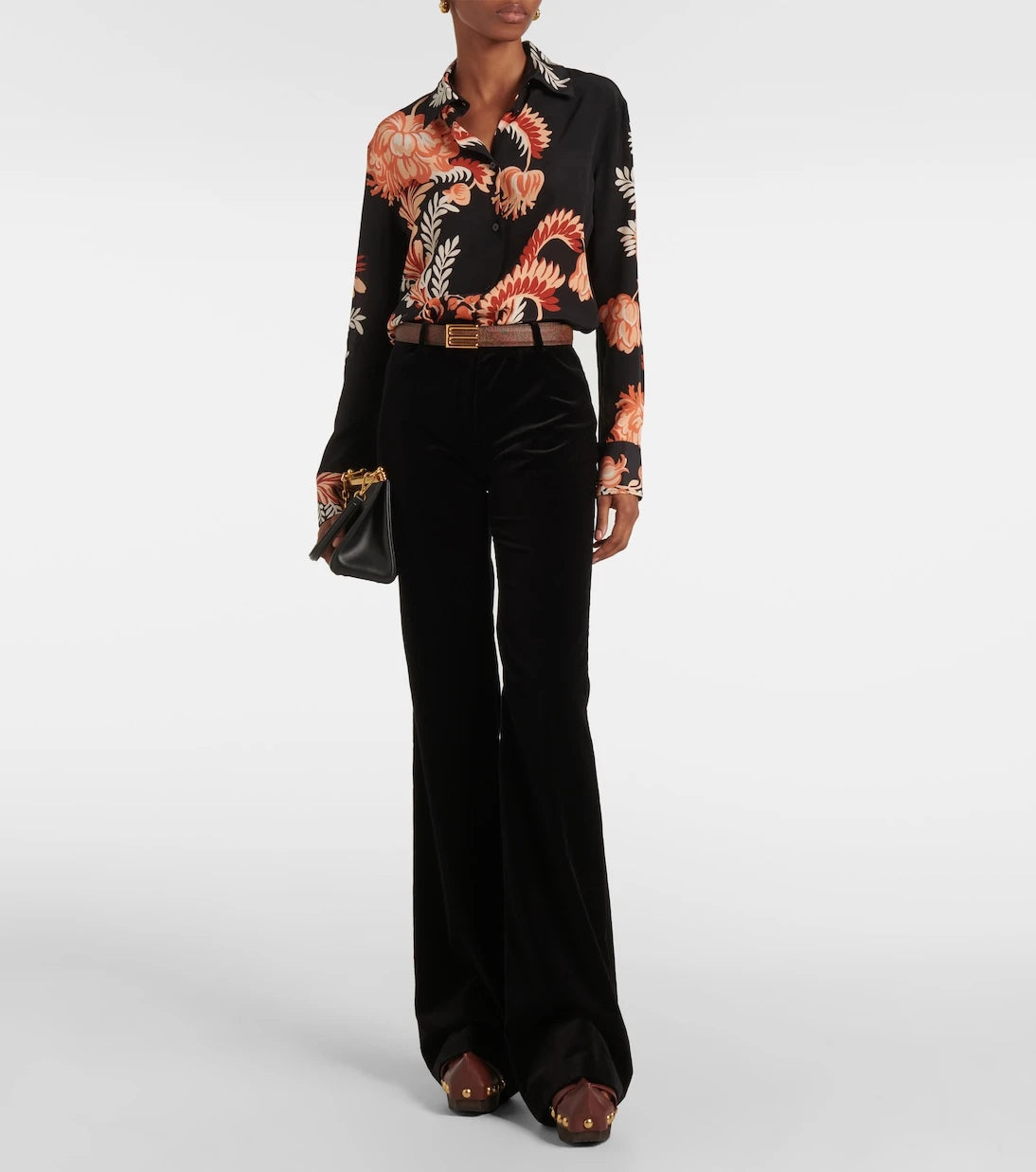 Etro - Printed silk crêpe de chine blouse