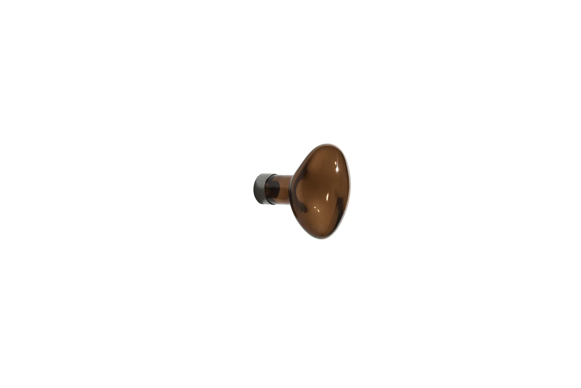 Petite friture - Glass coat hook Bubble small | Brown