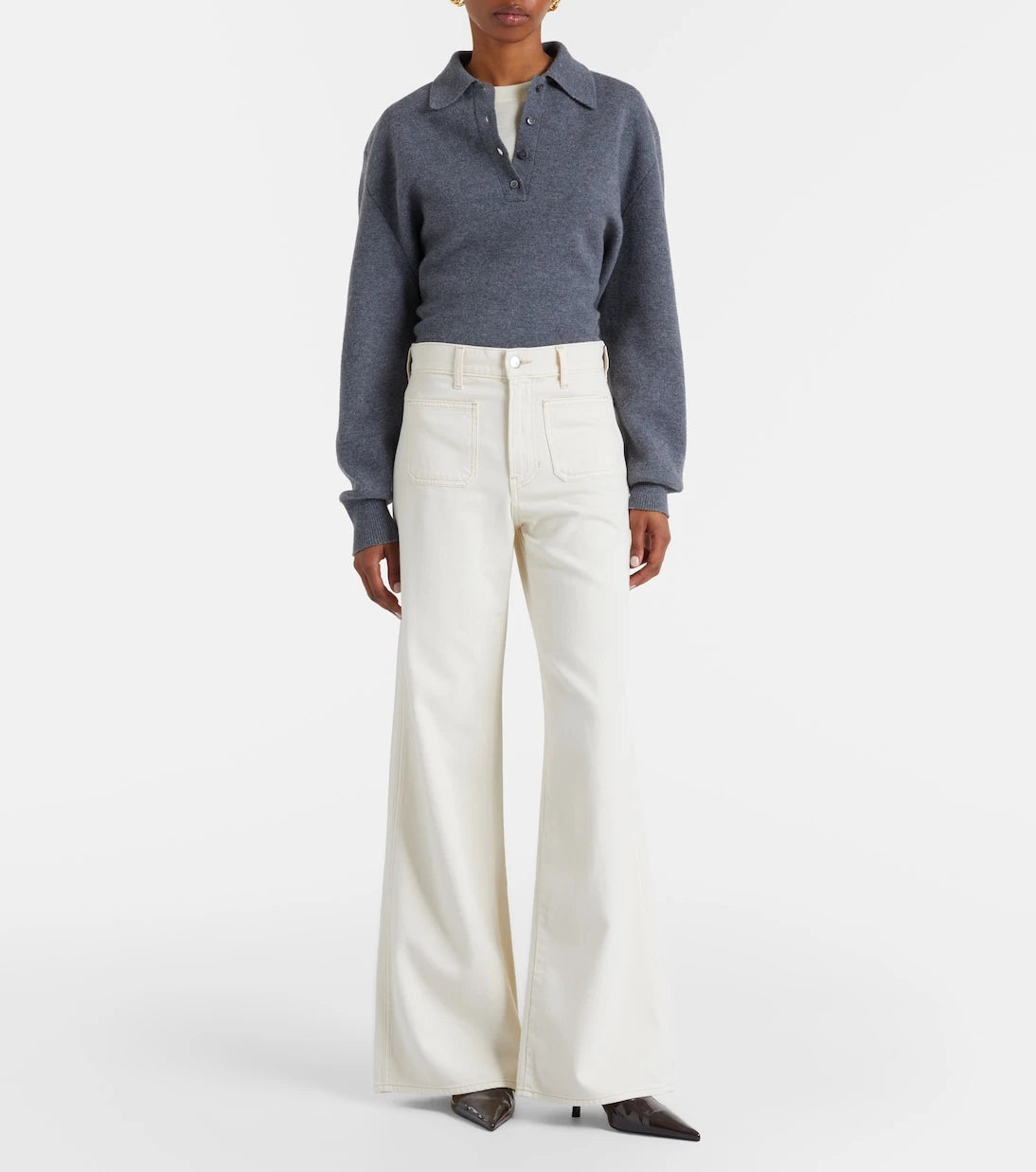 Veronica Beard - Kasey wide-leg jeans