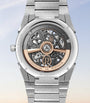 Stainless Steel and Platinum Tonda PF Skeleton Watch 40mm
