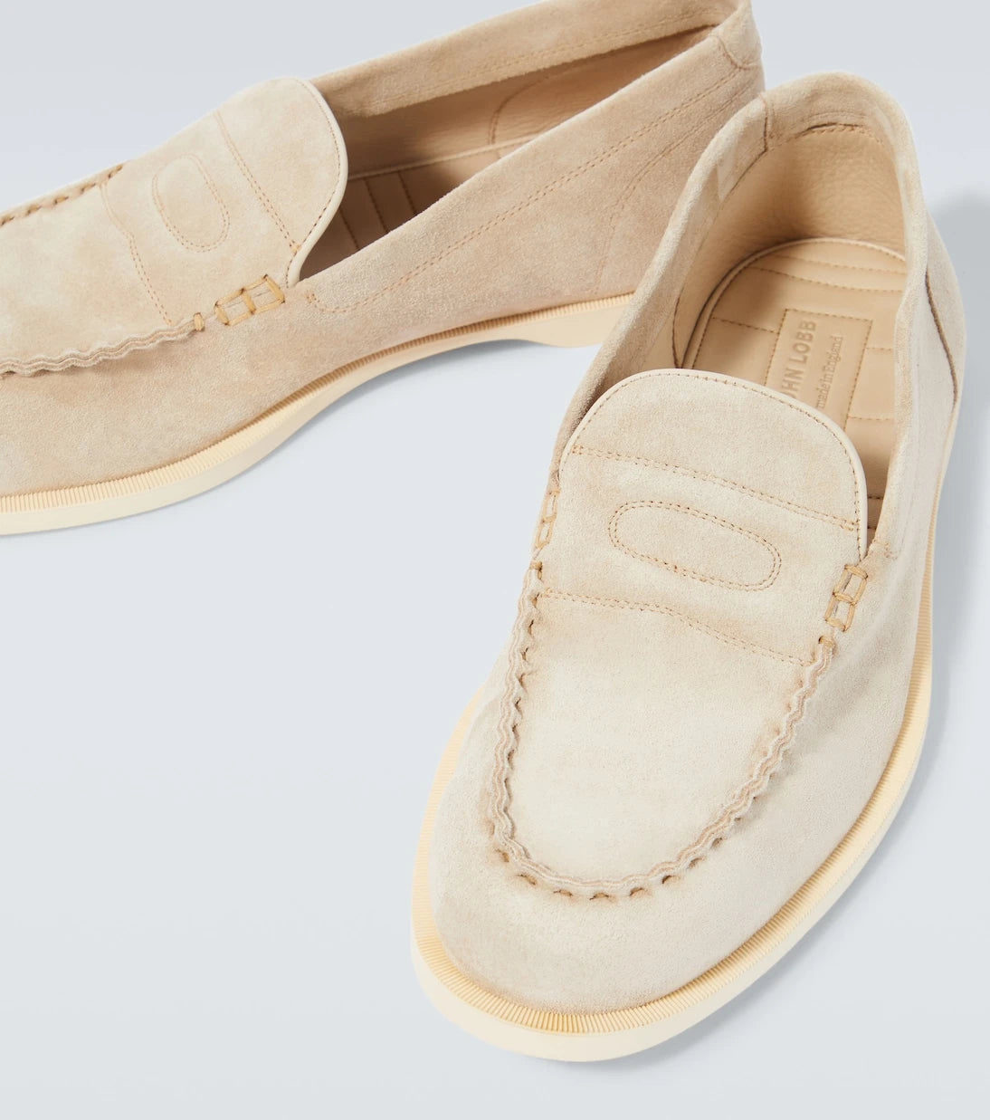 John Lobb - Pace suede loafers