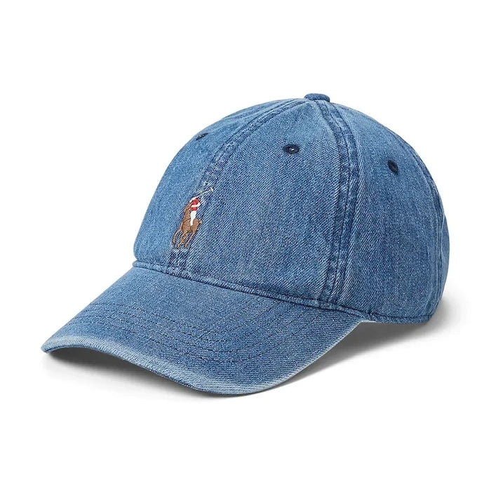 Памучна шапка с козирка Polo Ralph Lauren