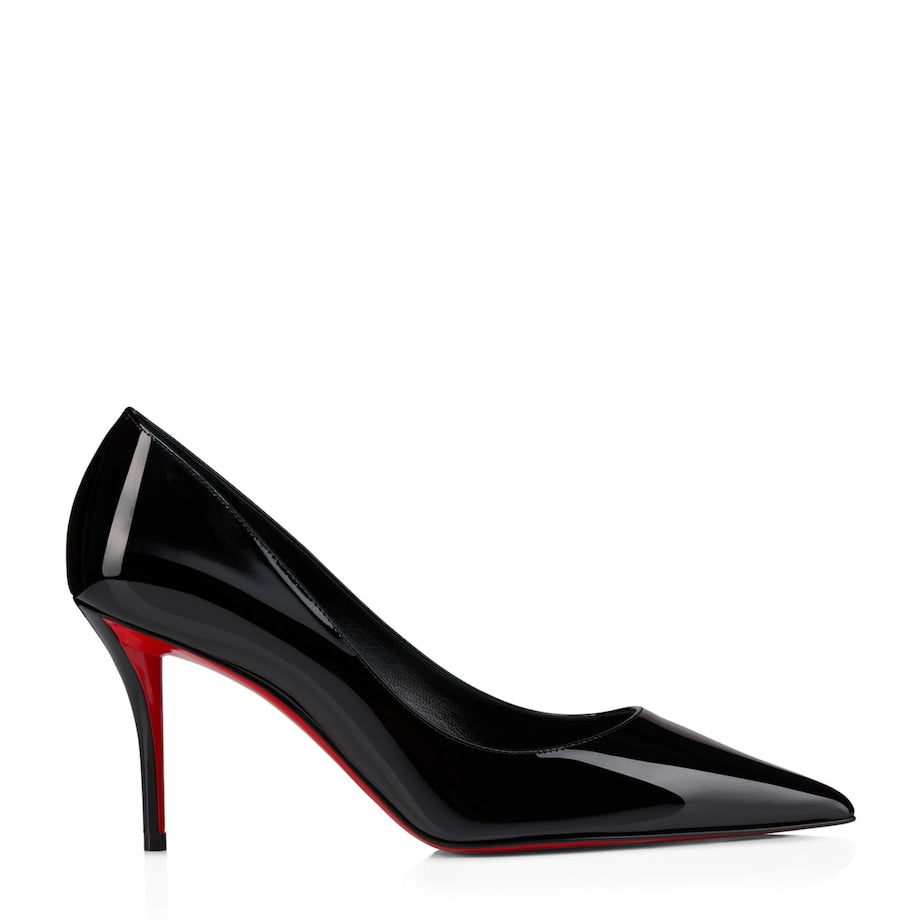 Christian Louboutin Black Miss Z Patent Leather Pumps 80