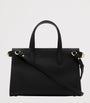 Burberry Black Small Calfskin Cotswolds Tote Bag