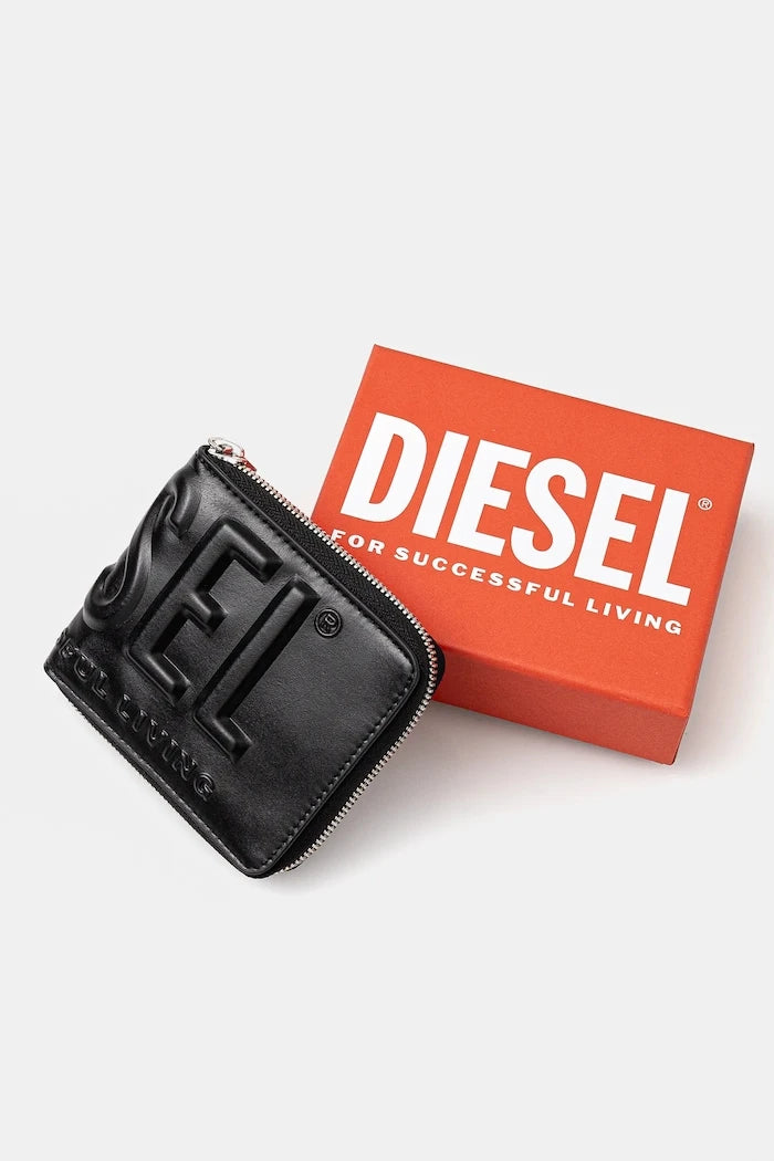 Кожен портфейл Diesel DSL 3D- BI FOLD COIN ZIP XS