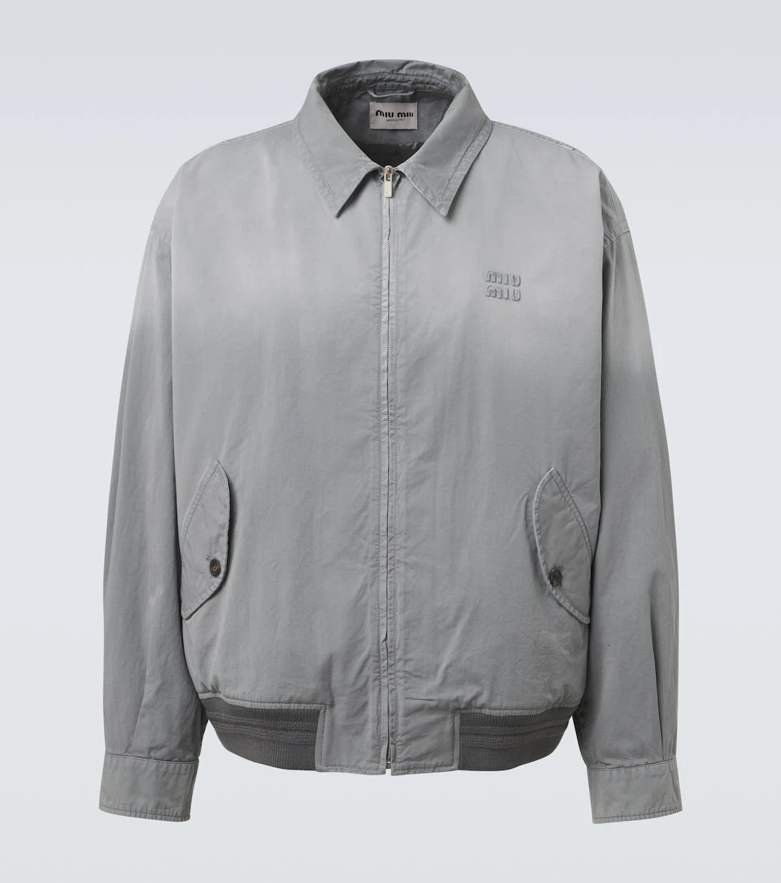 Miu Miu - Cotton gabardine blouson jacket