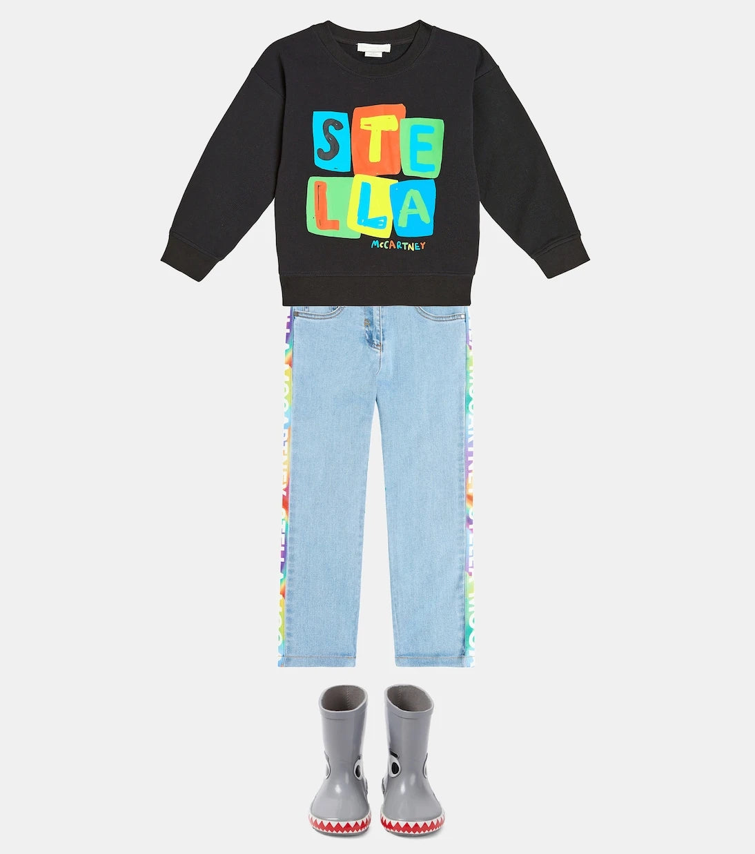 Stella McCartney Kids - جينز بقصة مستقيمة
