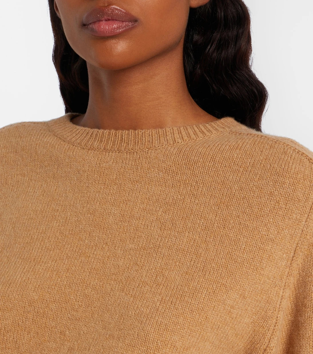 Khaite - Lorelai cropped wool and cashmere sweater