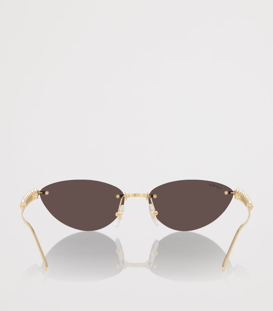 Gold Cat Eye Sunglasses