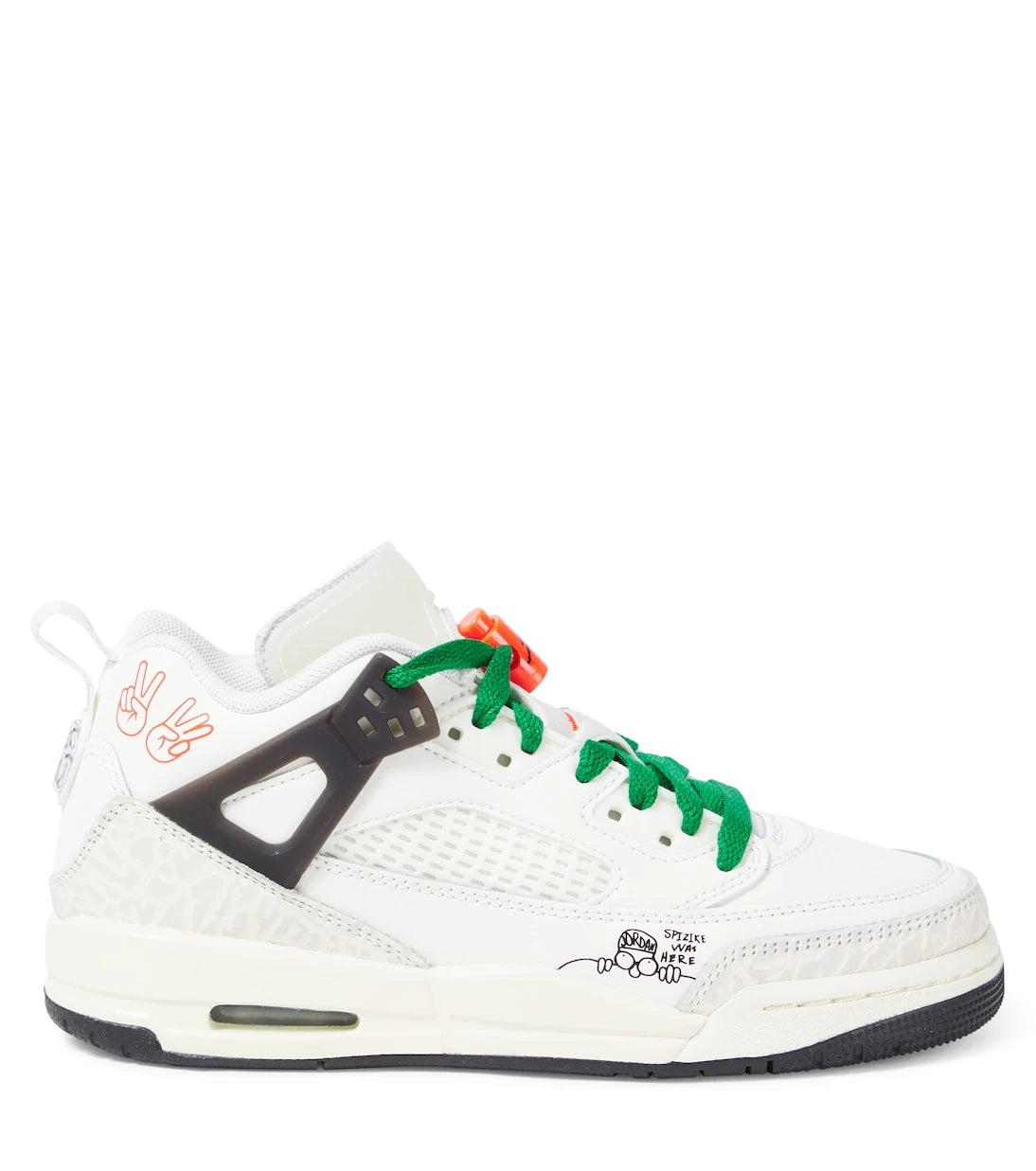Nike Kids - Spizike Low leather sneakers
