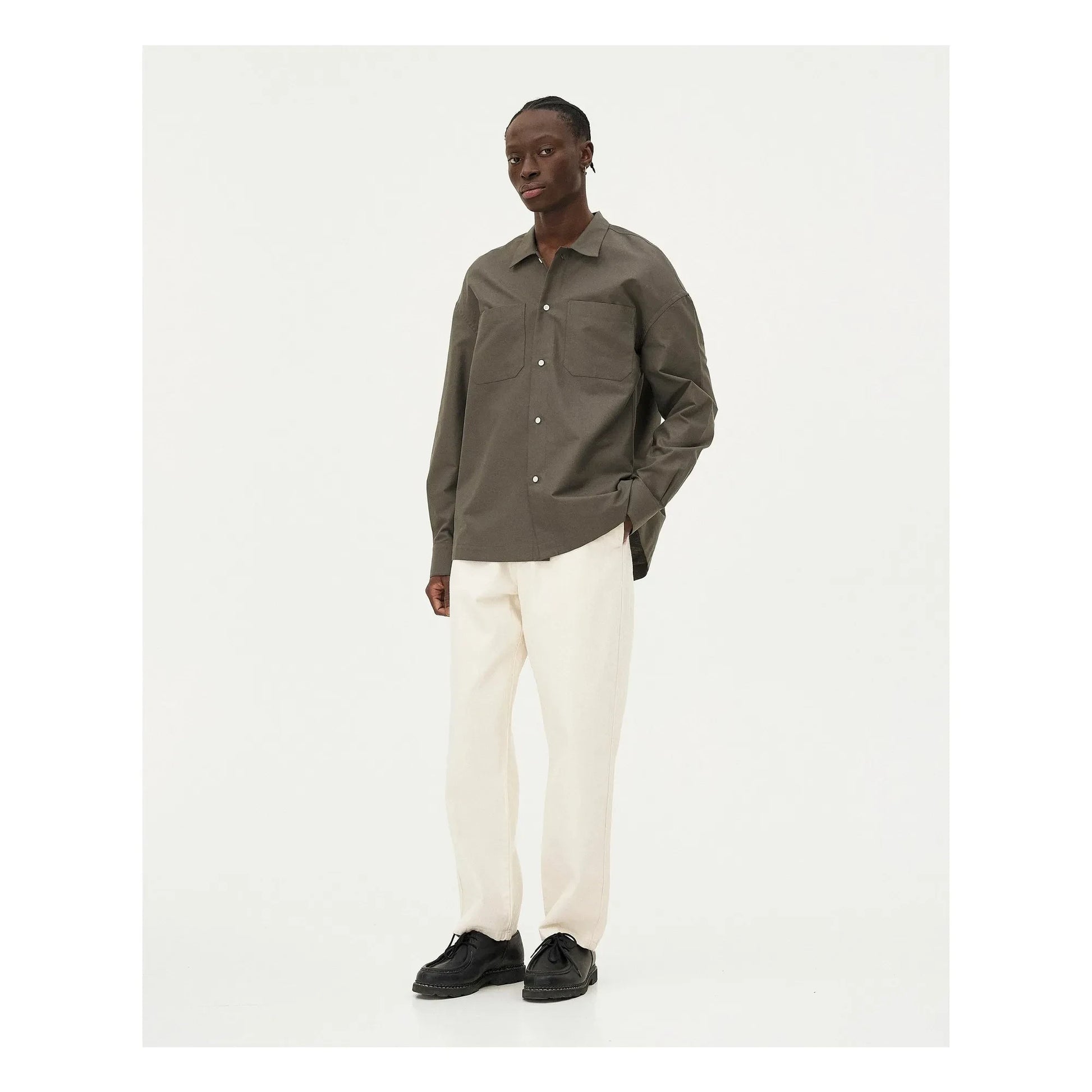 Noyoco - Bora organic cotton shirt | Khaki