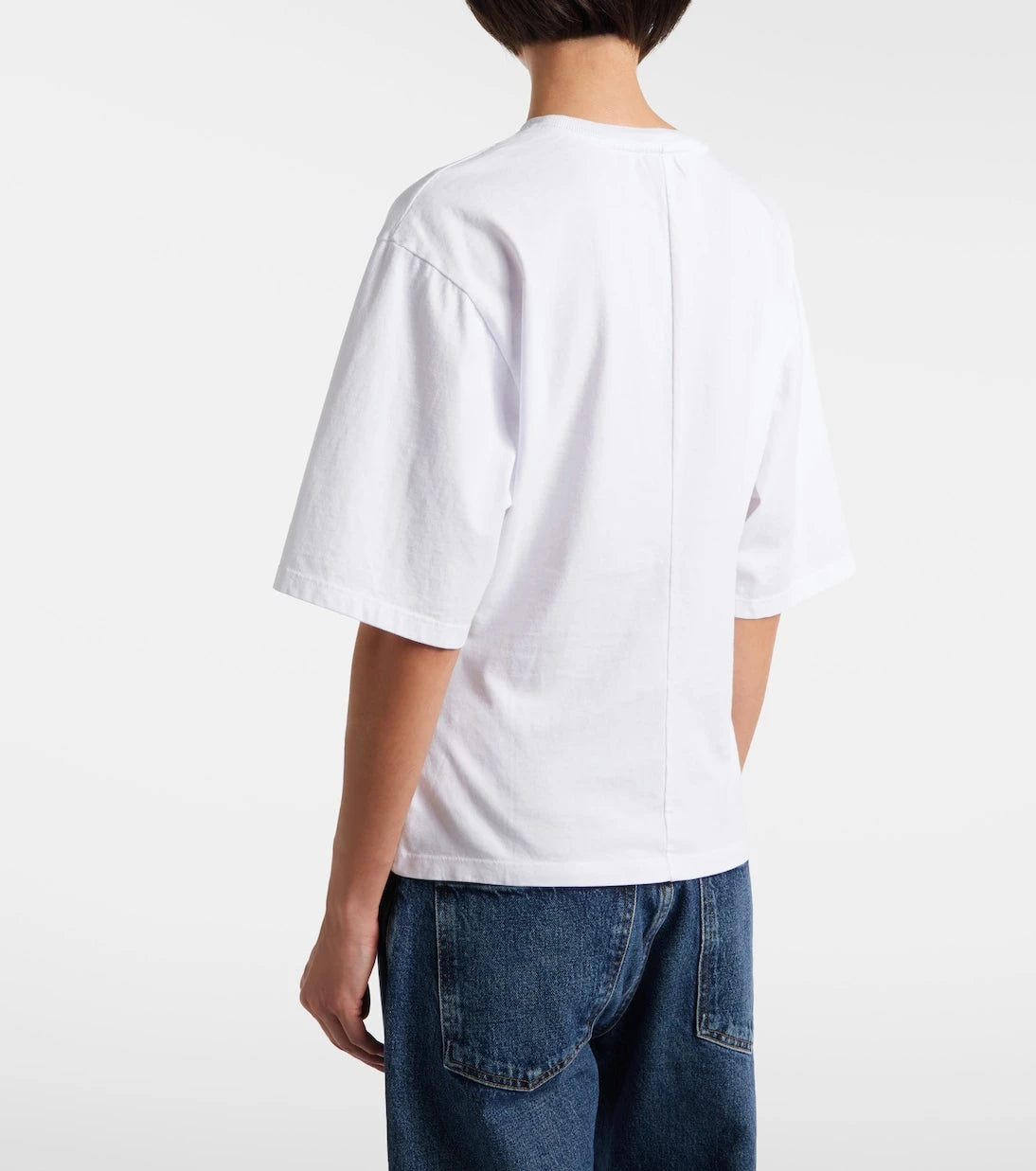 Agolde - Storey gathered cotton jersey T-shirt