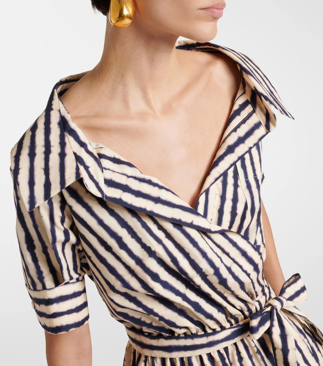 Altuzarra - Lydia off-shoulder cotton-blend midi dress