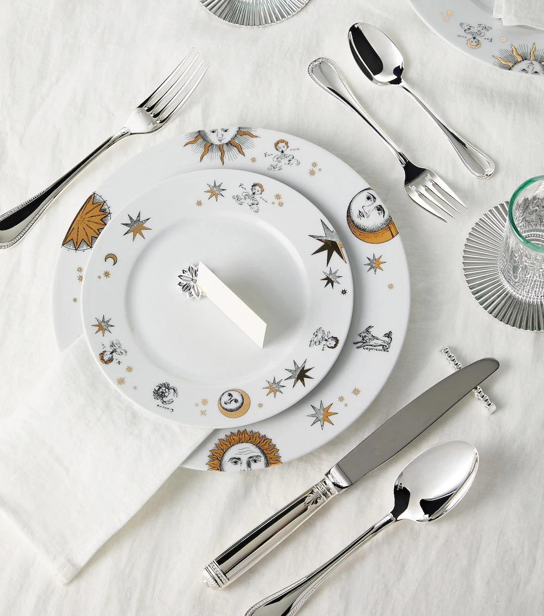 Christofle - Malmaison 5-piece silver-plated cutlery set