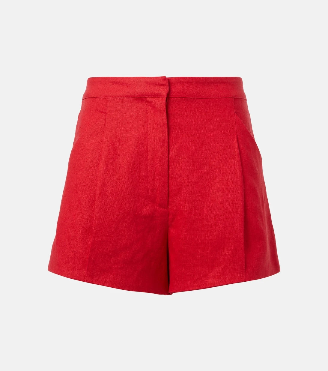 Posse - Rosalie high-rise linen shorts
