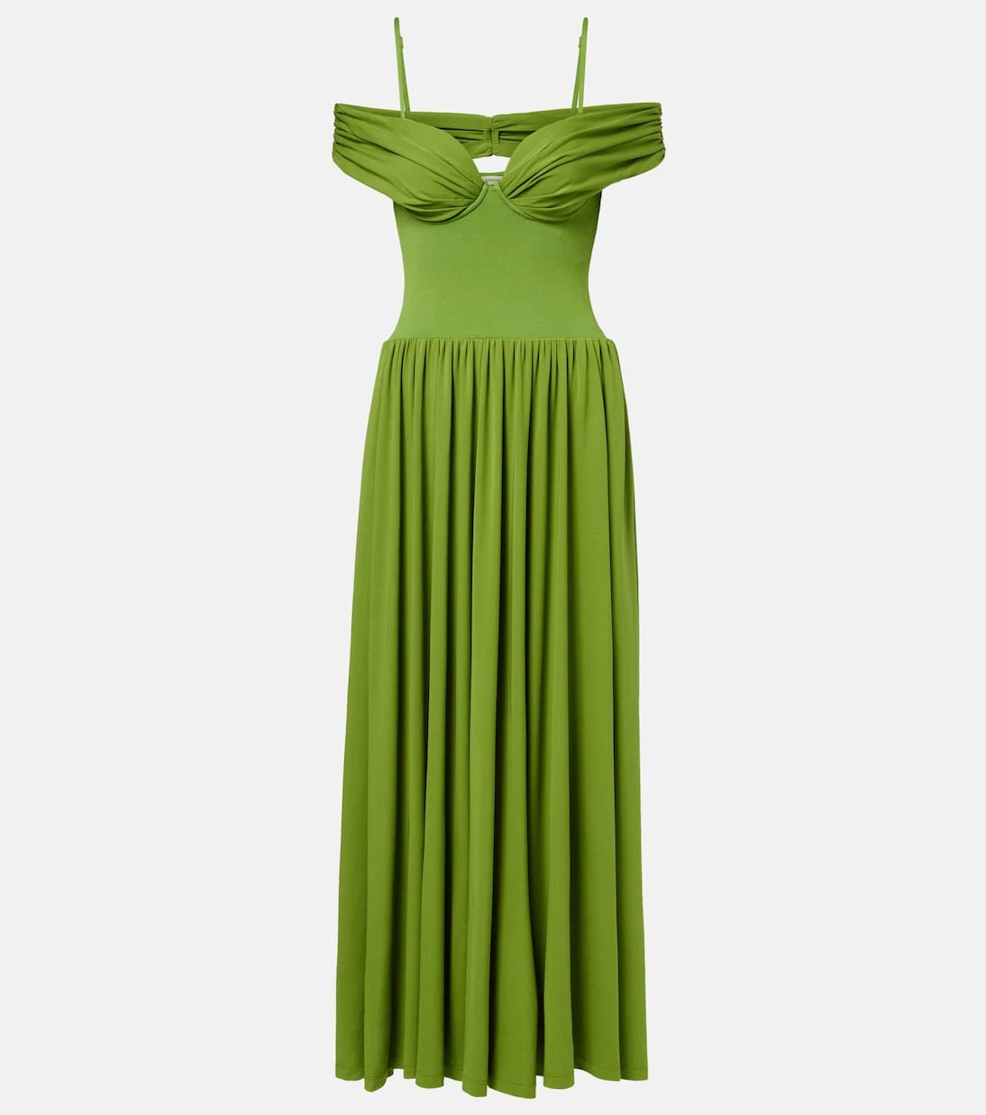 Simkhai - Amarantha draped jersey midi dress