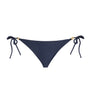 Navy Side-Tie Bikini Bottoms