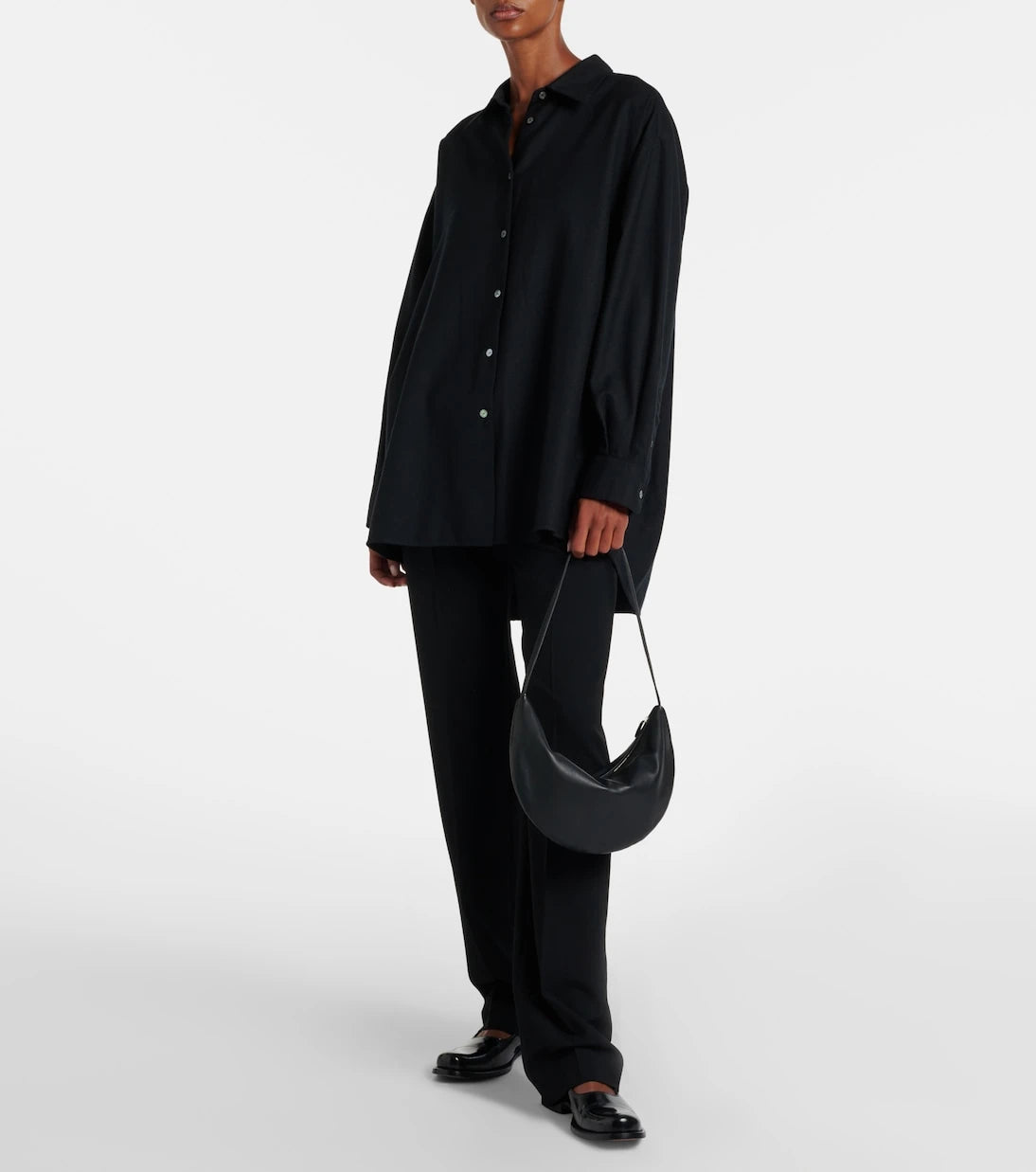 The Row - Izzy leather shoulder bag