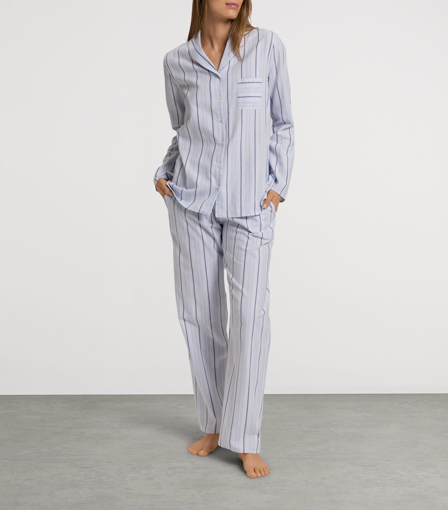Hanro Multi Cotton Stripe Pyjama Trousers