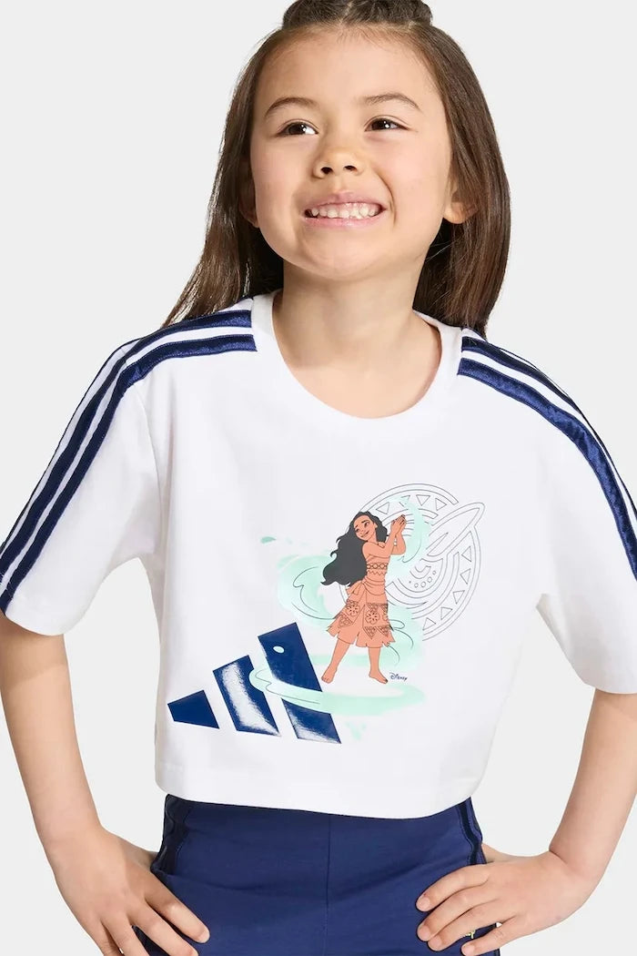 adidas çocuklar için pamuk ve elastanlı tişört DISNEY