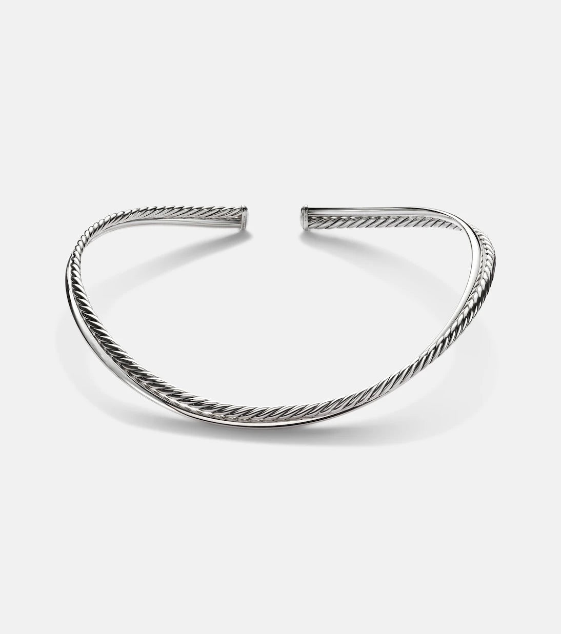 David Yurman - طوق Bold Crossover® من الفضة الإسترليني