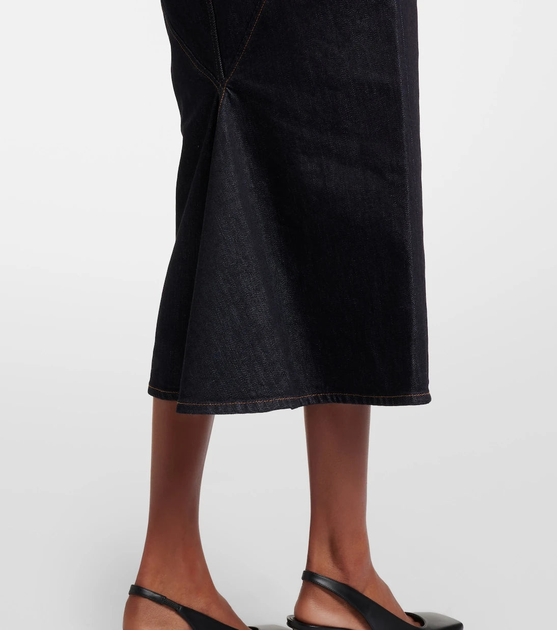 Givenchy - Denim midi skirt