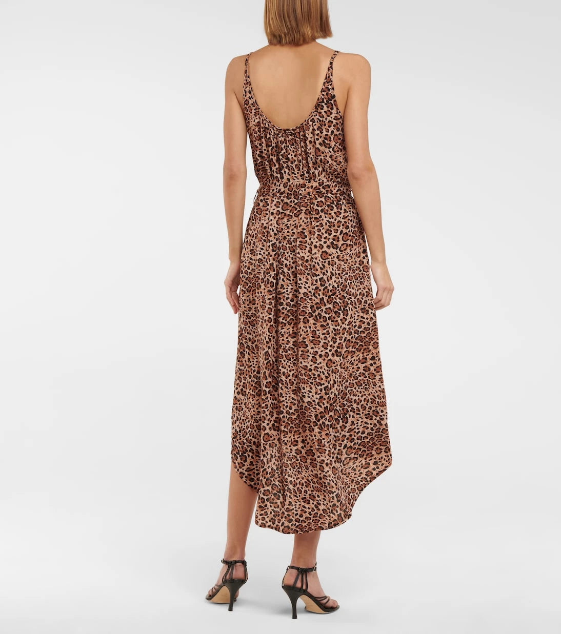 Melissa Odabash - Melissa cheetah-print midi slip dress