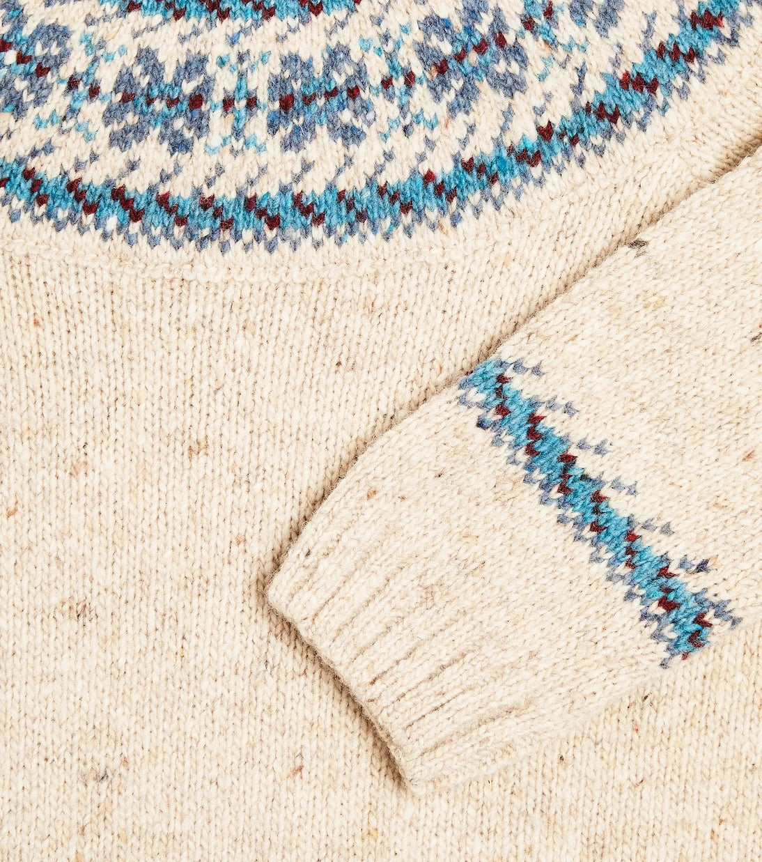 La Coqueta - Fair Isle wool-blend intarsia sweater