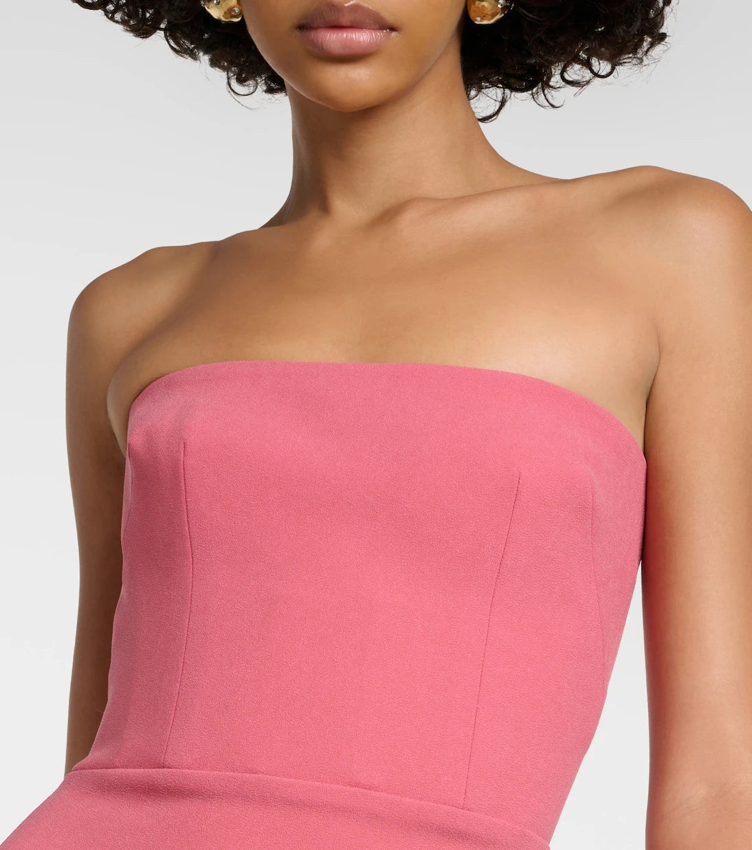 Alex Perry - Strapless midi dress