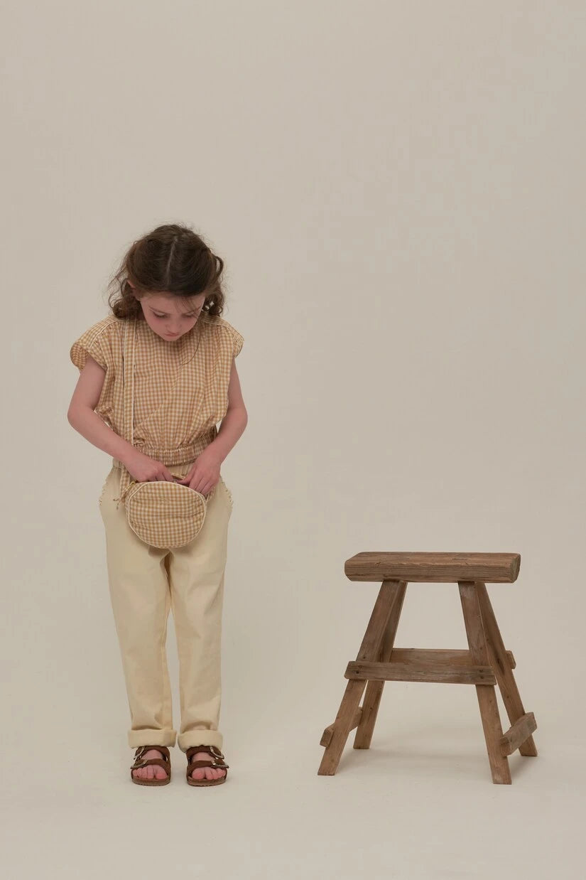 C'era Una Volta - Celeste cotton pants