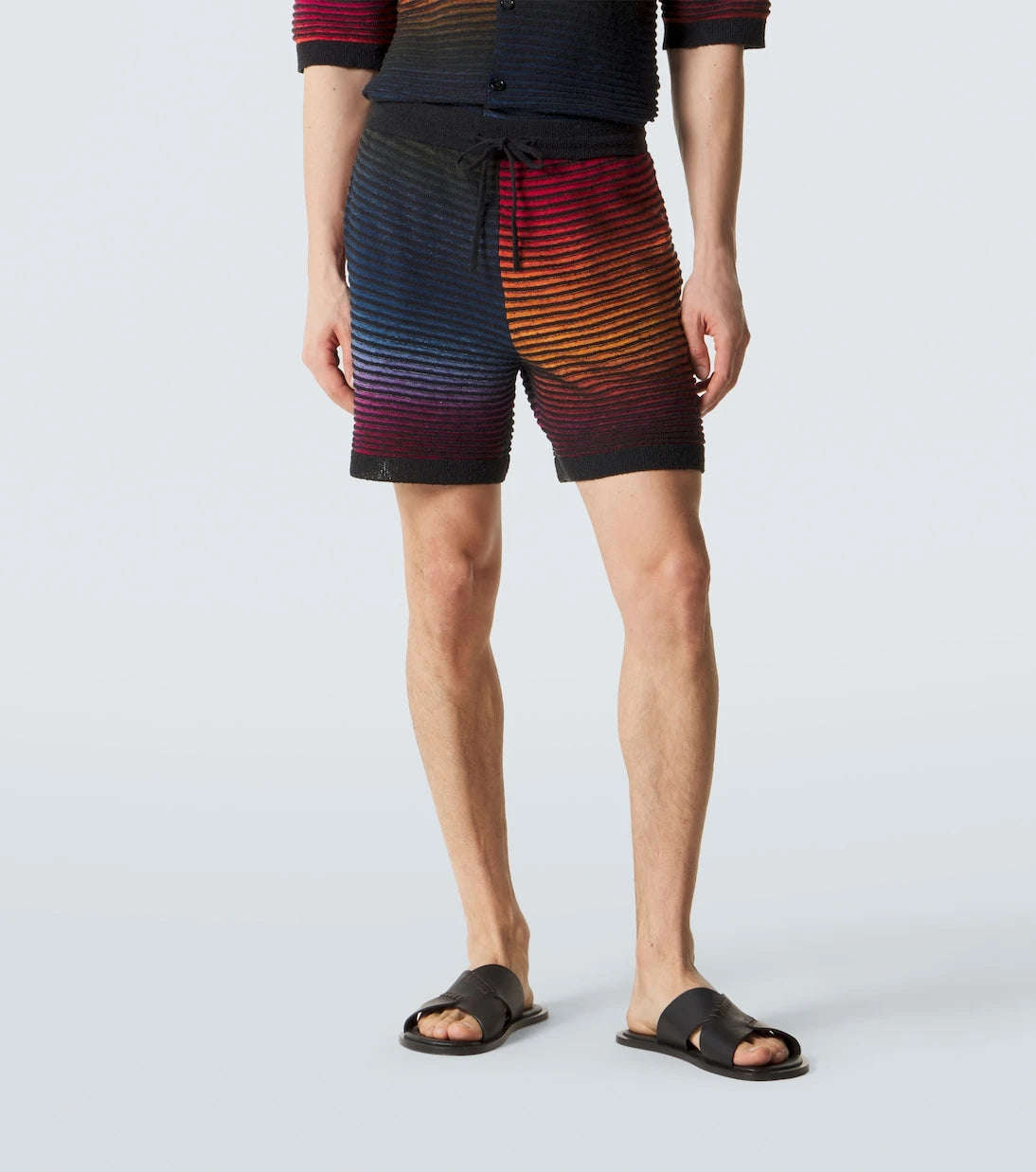 Loewe - Paula's Ibiza Anagram cotton-blend shorts