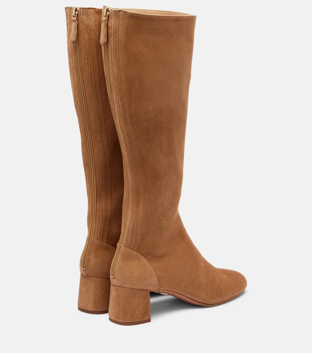 Aquazzura - Saint Honore 50 suede knee-high boots
