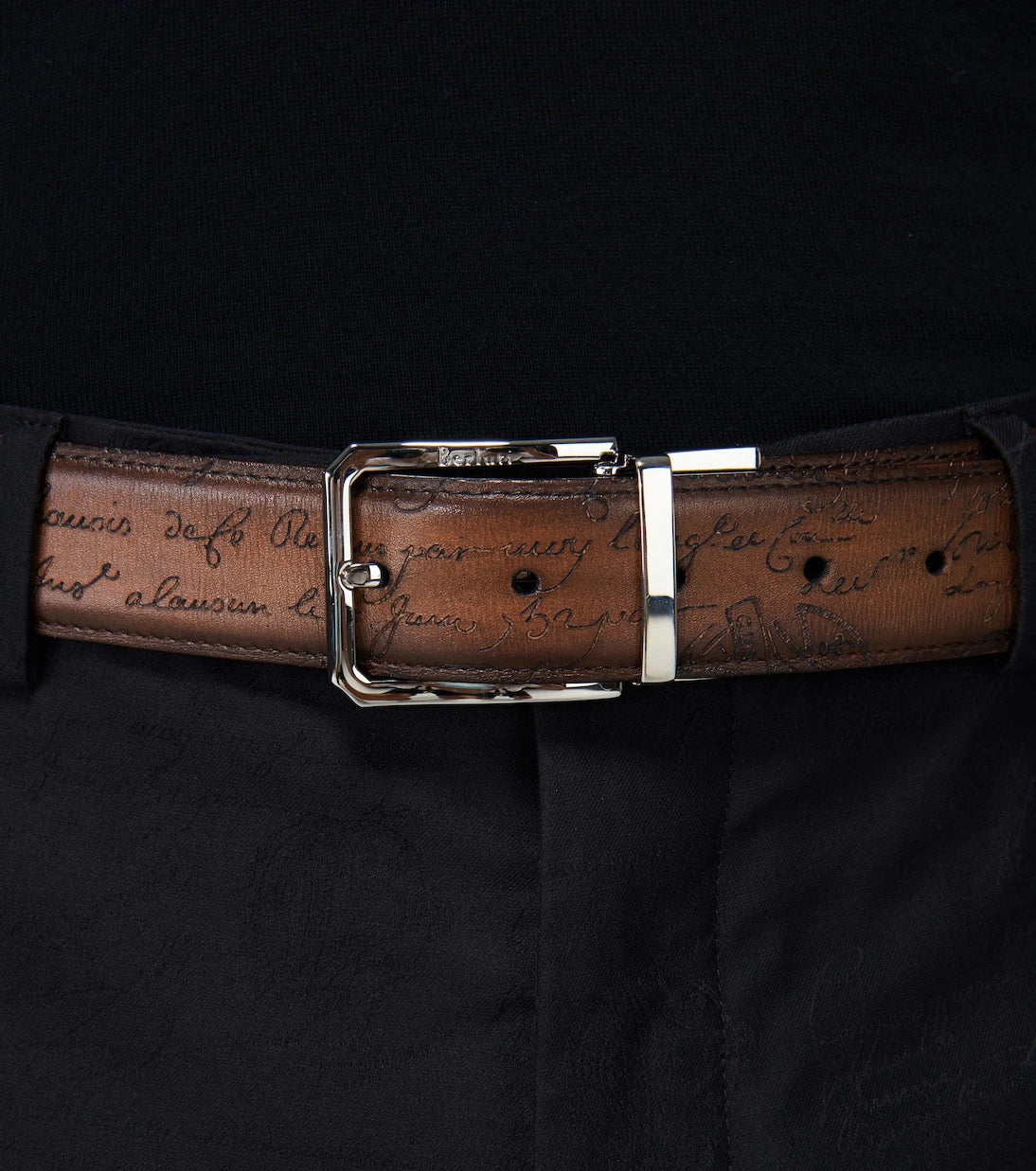 Berluti - Scritto reversible leather belt