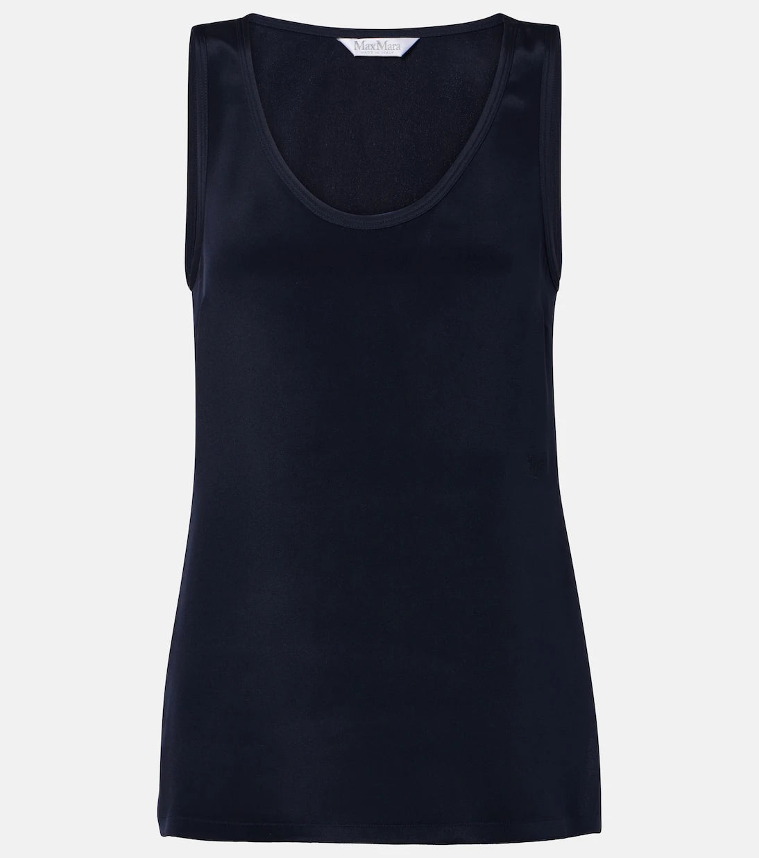 Max Mara - Silk crêpe de chine tank top