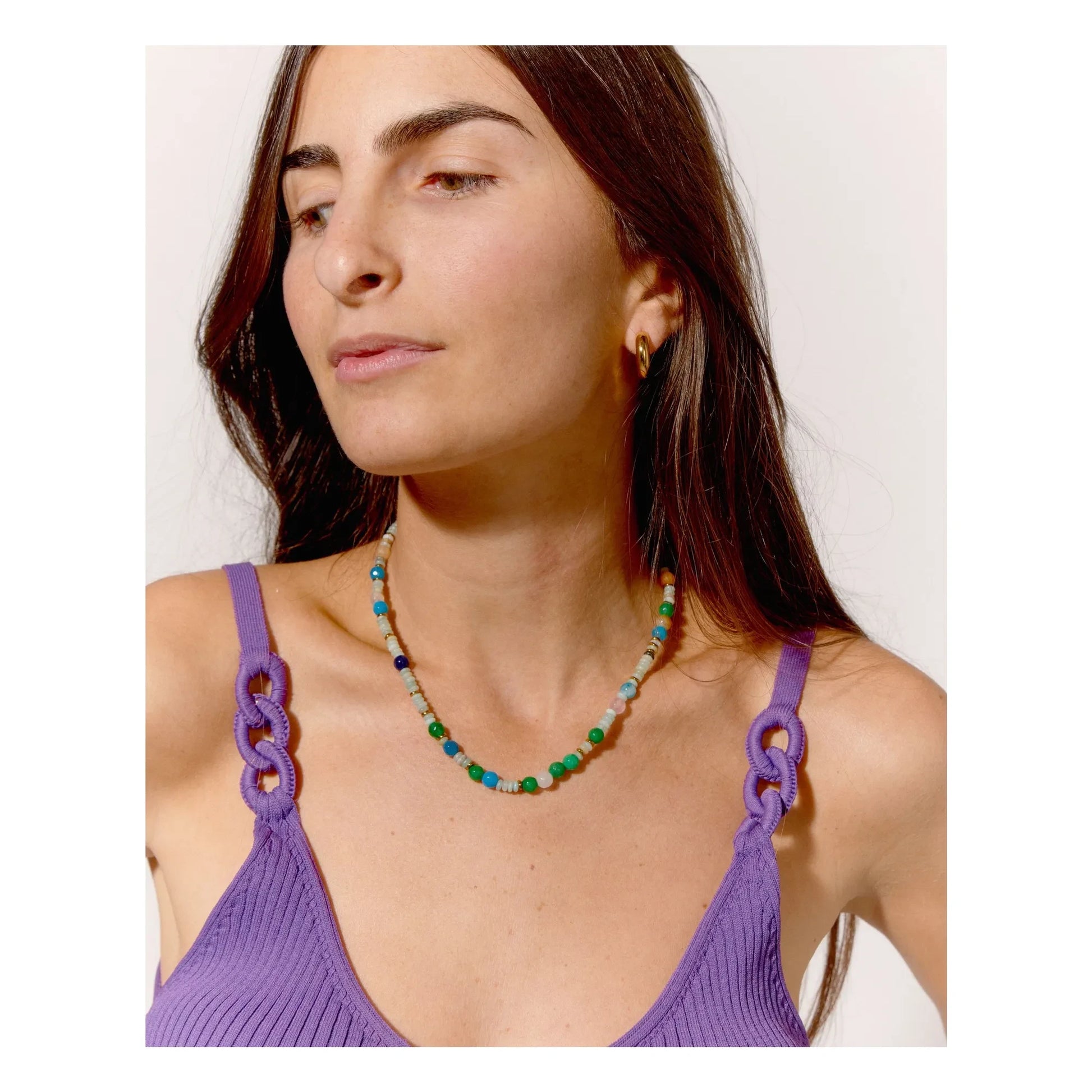Palas - Manarola necklace | Blue