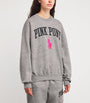 Cotton-Blend Pink Pony Sweatshirt