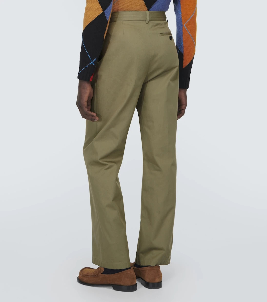 Loewe - Cotton twill straight pants