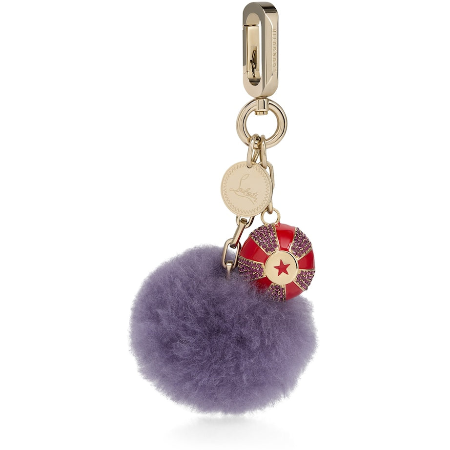 Christian Louboutin Multi Circus Pom-Pom Keyring