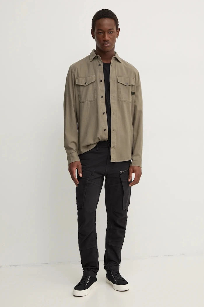 Памучна риза G-Star Raw Marine Slim