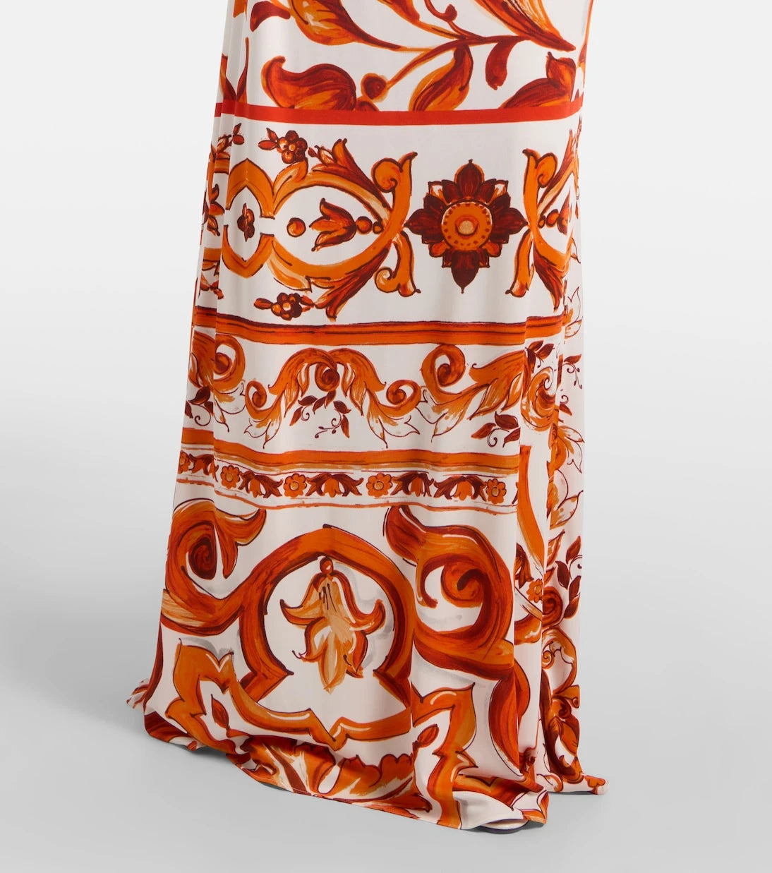 Dolce&Gabbana - Majolica organza maxi dress