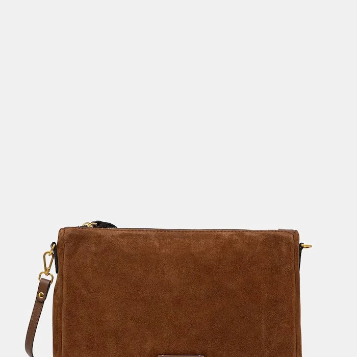 Gianni Chiarini kadın crossbody süet çanta NORA POUCH