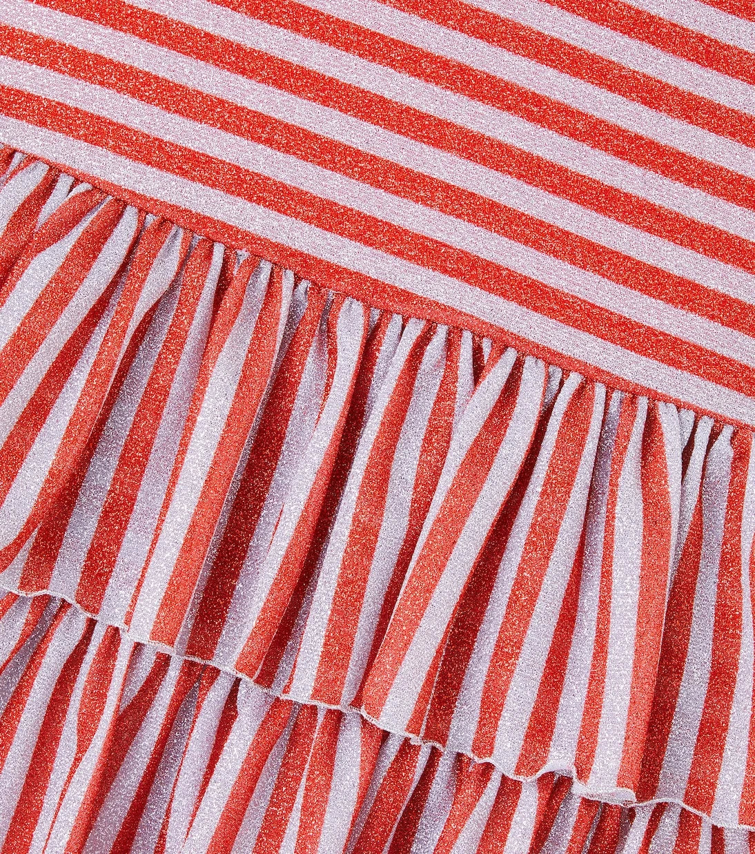 Oséree Kids - Striped lamé dress